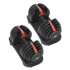 ダンベル 可変式 24kg×2個セット アジャスタブルGronG（グロング）　可変式ダンベル 可変ダンベル 可変式ダンベル 筋トレ　Grong　の画像