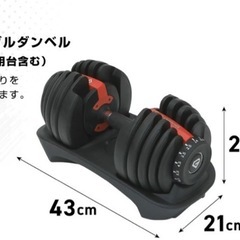 ダンベル 可変式 24kg×2個セット アジャスタブルGronG（グロング）　可変式ダンベル 可変ダンベル 可変式ダンベル 筋トレ　Grong　の画像