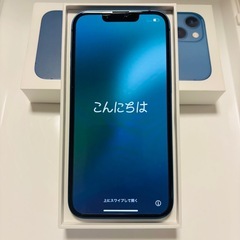 iPhone13Blue128GB SIMフリーの画像