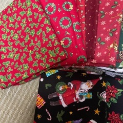 🎄🎅おまとめ　クリスマス生地🧵🪡手芸ハンドメイ他にも多数あり😀の画像