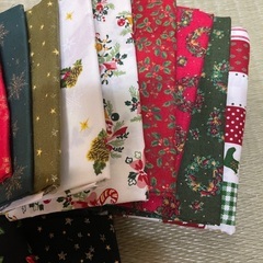 🎄🎅おまとめ　クリスマス生地🧵🪡手芸ハンドメイ他にも多数あり😀の画像
