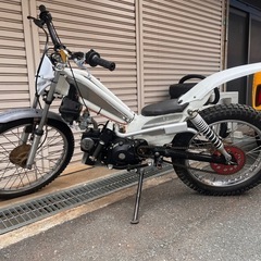 スーパーカブ　トライアル車風フルカスタム　の画像
