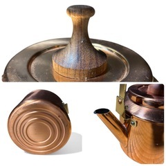 MORICO カナディアンケトル 銅製 丸型やかん 木製ハンドル 森井金属 薬缶の画像
