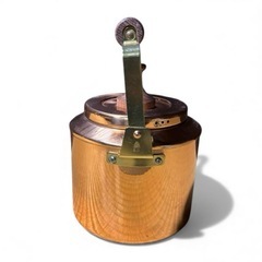 MORICO カナディアンケトル 銅製 丸型やかん 木製ハンドル 森井金属 薬缶の画像