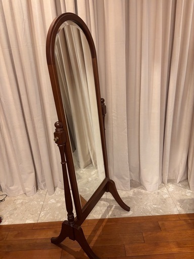 maruni家具　マルニ　スタンドミラー　アンティーク調