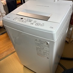 東芝 洗濯機 2021年式　4.5kgの画像