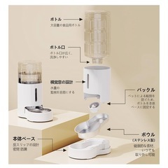 【取引中】大容量ペット給水器　水飲み器　の画像