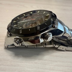【美品】CASIO 電波ソーラー 腕時計エディフィス デイト　メンズ腕時計の画像