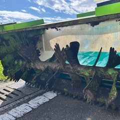 スター　マニアスプレッダー ダンプ　自走式　積載600Kg 10馬力 セル始動 クローラー　キャタピラ　マニアスプレッダ　堆肥散布機 肥料振り　肥料　堆肥　散布　運搬車　鶏舎 木くずまき　ビータ　宮崎　簡易始動動画ありの画像