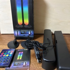 動作確認済 24cm LEDゲーミングライト USB-Aを1つで2個ランプ点灯 人気商品の画像