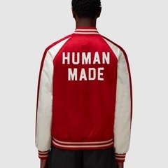 【美品】HUMAN MADE SATIN STADIUM JACKET XXLの画像