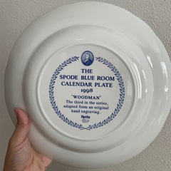 SPODE スポード　1998プレミアム カレンダープレート　飾り皿の画像