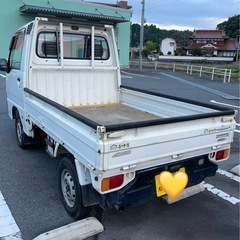 広島発 スバル サンバーKS4 エアコン 4WD 5速+EL 車検受けたてほぼ2年付 タイヤ今年新品交換済　軽トラの画像