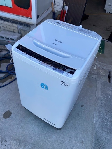 NO B554?福岡市内配送設置無料✨?日立製/10kg/全自動洗濯機/BW-V100BE5