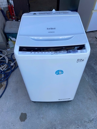 NO B554?福岡市内配送設置無料✨?日立製/10kg/全自動洗濯機/BW-V100BE5