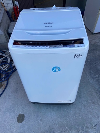 NO B554?福岡市内配送設置無料✨?日立製/10kg/全自動洗濯機/BW-V100BE5