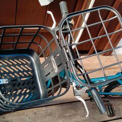 加古川　ソトのマ　子供用自転車　ブリヂストン　EX　6段変速　青色　24インチ　中古　簡易整備済品の画像