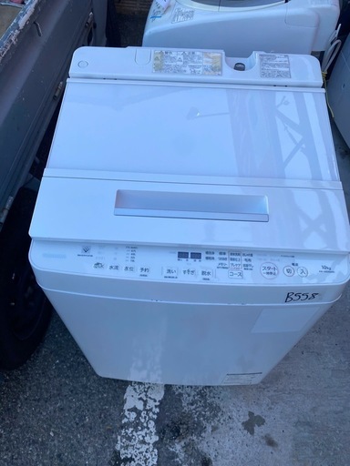 NO B558?福岡市内配送設置無料✨?東芝 全自動洗濯機 ザブーン 10kg AW-10SDE6