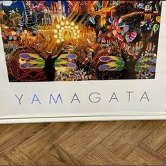 ◆ヒロ ヤマガタ◆ディズニー メインストリートエレクトリカルパレード◆巨大ポスター◆HIRO YAMAGAT◆Disney◆額付き◆インテリアの画像