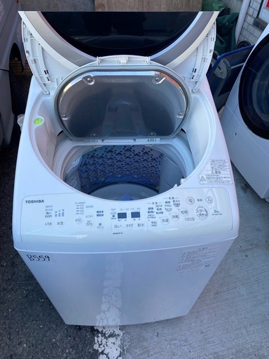 NO B559?福岡市内配送設置無料✨?東芝 TOSHIBA 縦型洗濯乾燥機 ZABOON（ザブーン） 洗濯8kg/乾燥4.5kg グ