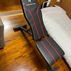 可変式ダンベル　折りたたみ可能ベンチ台　筋トレ器具の画像