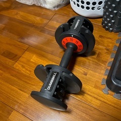 可変式ダンベル　折りたたみ可能ベンチ台　筋トレ器具の画像