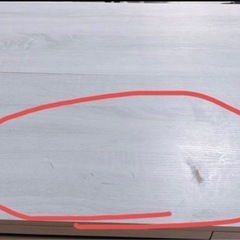 食器棚付きカウンターテーブル　折りたたみバタフライ天板の画像