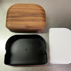弁当箱　木目　半月形の画像