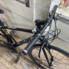 air-on クロスバイク 21段変速 ブラック 700Cの画像