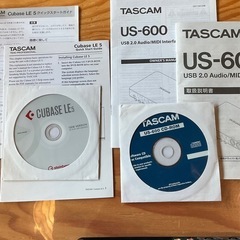 TASCAM MIDI インターフェイス　US-600  【中古・通電確認のみ】の画像
