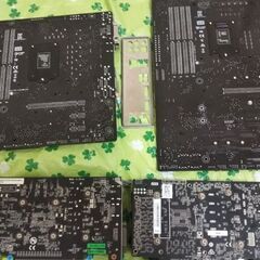 【パーツ取り用ジャンク】マザーボードx2 グラボx2 不動の画像