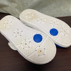 IFME 上履き 17.5cm ホワイト/ブルーの画像