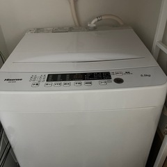 全自動電気洗濯機　HW-K55Eの画像