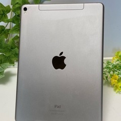 【10/6まで】au iPad Pro 9.7インチ Wi-Fi + Cellular 128GB スペースグレイ  動作確認済み  (※液晶跡ダメージありの画像