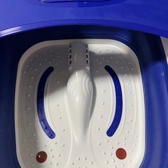 フットバス 青と白の画像