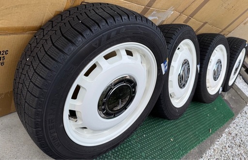 fiat500 タイヤホイール4本スタッドレス　美品