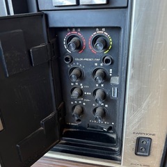 MITSUBISHI 三菱 カラーテレビ 20CKS-956 通電確認済み 昭和レトロ ブラウン管テレビ うす形高雄 の画像