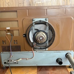 東芝　TOSHIBA KSP553FT FF式　石油ストーブ　木目調　昭和レトロ　当時物の画像