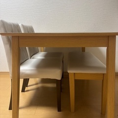 ダイニング4点セット　定価76000円↑の画像