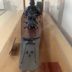 【京都市左京区 引取限定】戦艦武蔵 模型 全長約1.3m の画像