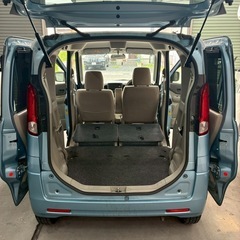 総額19.9万円★ナビ★バックカメラ★電スラ★ＥＴＣ★平成25年式 スズキスペーシア X(MK32S)14.1万キロ車検令和8年10月 水色の画像