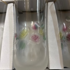 ガラスコップセット　切子の画像