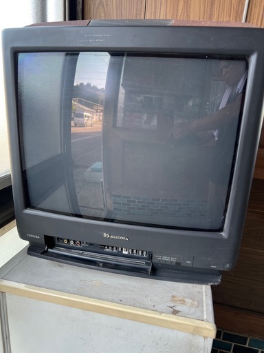 BS BAZOOKA 21BS8 東芝TOSHIBA ブラウン管TV 昭和レトロ当時物 (LOOTS