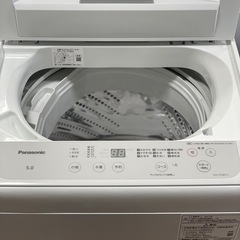 送料・設置込み可　洗濯機　5kg Panasonic 2021年【分解クリーニング済み】の画像