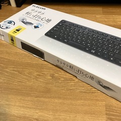 【無料／未開封】エレコム ワイヤレスキーボードの画像