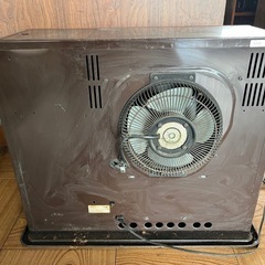 SANYO 石油ファンヒーター CFH-3018 石油ストーブ 昭和レトロ　 木目調 当時物の画像