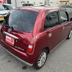 🉐車検２年付‼️ミラジーノ❣️たったの８万キロ‼️希少Ｘリミテッドレッドカラー‼️おしゃれなくせして走りは本物‼️一生付き合える１台です❣️ライト磨き済み‼️ドライブレコーダー‼️の画像