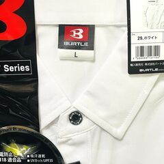 ★新品未開封★作業着　BURTLE　バートル　長袖シャツ　Lサイズ　ホワイトの画像