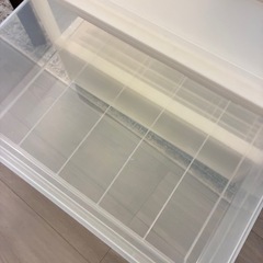 無印良品 半透明衣装ケース　3ケースの画像