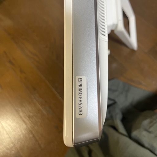 Fujitsu デスクトップPC ホワイト　ESPRIMO FH52/A3